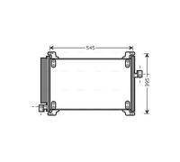 FT5327D AVA QUALITY COOLING Condensatore, Climatizzatore per FIAT