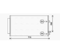 FT5462D AVA QUALITY COOLING Condensatore, Climatizzatore per ALFA ROMEO,FIAT,JEE