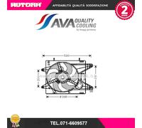 FT7510 Ventola, Raffreddamento motore (AVA).