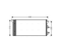 FTA5293D AVA ITALIA CONDENSATORE A/C PER FIAT PANDA 1.1 - 1.2 03-