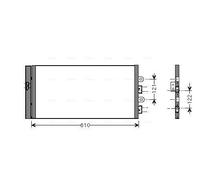 FTA5298D AVA QUALITY COOLING Condensatore, Climatizzatore per FIAT