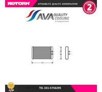 FTA6265 Scambiatore calore, Riscaldamento abitacolo (MARCA AVA)..