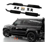 FTAPACCE Pedane laterali in alluminio, 2 pezzi, barre nerf adatte per Land Rover Defender 110 130 4 porte L851 2020-2025