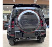 FTAPACCE Portecor Copertura per pneumatici di scorta, copriruota in plastica ABS, grigio scuro (gris des Carpates)