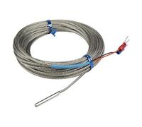 FTARP02 KE - Cavo di schermatura metallica da 10 m, testa sonda, sensore di temperatura termocoppia, 1 pezzo(E 4 x 30 mm probe)