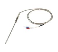 FTARP08 NTE - Cavo di schermatura in metallo, 1 m, 100 mm, sensore di temperatura termocoppia, 1 pezzo (N 3 mm di diametro)
