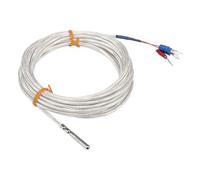 FTARP10 PT100 - Cavo da 5 m, 30 mm, testa per sonda a scanalatura a rullo, sensore di temperatura RTD 1 pezzo(4 x 30 mm probe B)