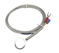 FTARR01 J - Cavo di schermatura in metallo tipo 2 m, diametro 18 mm, testa anello termocoppia, 1 pezzo