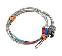 FTARS02 KEJ - Cavo schermatura metallica da 1 m, diametro foro 11,5 mm, tappo a baionetta regolabile per termocoppia, 1 pezzo(J)