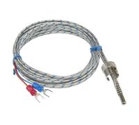 FTARS02 KJ - Cavo di schermatura metallica da 3 m, diametro foro 12 mm, termocoppia regolabile, 1 pezzo(K 2 x 1 x 0,5 mm cavo)