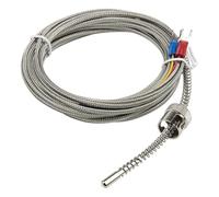 FTARS02 KJ - Cavo di schermatura metallica da 5 m, diametro foro 12 mm, termocoppia regolabile, 1 pezzo(K 2 x 1 x 0,5 mm cavo)