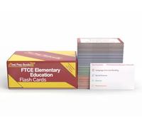 FTCE Elementary Education K-6 Study Cards: FTCE Elementary Education K-6 Prep 2025-2026 with Practice Test Questions [Full Color Cards]