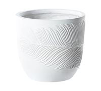 FTERO Vaso per piante 35 cm Ceramica Bianco sporco