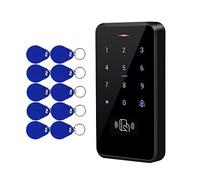 FTes RFKits DC12V IP68 RFID Controllo Accessi Porta Impermeabile con Supporto Wiegand 26/34 3000 Utenti+10 Portachiavi Blu(IC 13.56MHz)