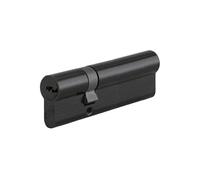 FTH - Cilindro di serratura a doppio ingresso 6G - 30 x 65 mm - Ottone nero opaco - Sicurezza rinforzata - 6 perni - 3 chiavi reversibili - Fabbricazione francese