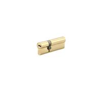 FTH - Cilindro per serratura a doppio ingresso FTH 6G, 30 x 60 mm, cilindro e chiavi in ottone, protezione da grimaldelli, foratura e strappo, 3 chiavi piatte reversibili