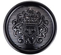 ftiemlovde 14 Eleganti Bottoni Neri per Giacca Donna in Metallo,Bottoni Grandi per Cappotto Uomo da Cucire,Bottoni Decorativi Vintage Eleganti Camicia Pantaloni（C14 23mm)