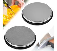 FTISSLY 2 Pz Affilacoltelli Rolling Dischi di Ricambio 400/1000 Dischi di Ricambio per Affilacoltelli da Cucina dischi per affilare coltelli a rullo Dischi per Coltelli Diamante Filettatura M12