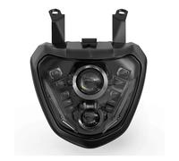 FTJKKVV Faro Anteriore A LED Per MT-07 Per MT07 Per MT 07 Per FZ-07 Per FZ07 2014-2017 E24 E-mark Faro Per Moto Lampadina H4 Con Luce Diurna Faro Moto Anteriore