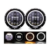 FTJKKVV Faro Faro LED 4X4 7 Pollici DRL Per Toyota FJ Per Cruiser Per Land Per Cruiser FJ40s FJ45s FJ60 Fari Fari. Fari(90W halo Headlight)