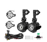 FTJKKVV Faro Moto Luci Guida Per Tenere 700 900 Per TRACER 900 GT Moto Luci Ausiliarie Fari 120W Super Faro Supporto Led luce Moto(A Set)