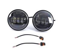 FTJKKVV Faro Proiettore LED 7" Fendinebbia Da 4,5" Luce Sorpasso Per Touring Per Electra Per Glide Per Road Per King Per Softail Per Night Per Train Per Bad Faro Moto Anteriore(Only 4.5 inch lamp B)