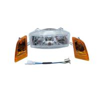 FTJKKVV Per DIO50 Per AF17 Per AF18 Per AF25 Luci Per Moto Fari Indicatori Di Direzione Per Moto Indicatori Di Direzione Luci Doppie Faro Moto Anteriore(Single headlight A)