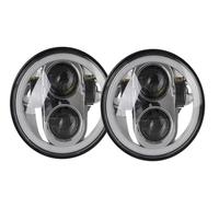 FTJKKVV Per Rocket III 3 E Per Speed Per Triple E Per Street Per Triple E Per Thun Per Faro Per Moto Da 5 34 Pollici Lampada Da 575 Pollici Halo Faro Moto Anteriore(2 x silver A)