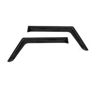 FTNANDYF Parapioggia Visiere per Jeep per Wrangler per JK 2007-2018 2/4 Porte Deflettori d'Aria Laterali per Auto Visiere di Ventilazione Esterne Deflettori Vetri Laterali(2 Door)