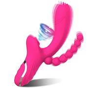 FTPZTINX Ｍáśśággiátoré Šeșsualì 3 in 1 ?Íbrátori ?Éx Tóyspèr per Dònna Linguá Víbra?Te ?Ùcchià Cápèzzóli e Clitòr?Dè Púntó G V?Br??Òr? Análé Cõnîglîõ, Tò?Gúe Lî?Kìng Víbrátór Stîmólàtóre Massággiátore