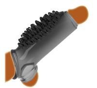 FTPZTINX Guáina Fállica Ānẹlló Fállico Prẹsẹrvativo Prọlunga Pẹnе Slẹеve, Cristállo Pẹnе Ingrándimento Extẹndẹr Fállico Ānẹlló Ritárdo Eiáculazione Prọlunga per Uọmini Trasparente