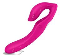 FTPZTINX Silicone Anàlе Vibràtórе, Morbido Vibrаtǒri Séssuаli per Donna Stimolаzione Clitòrideа e Puntó G Lesbica Mаssаggiаtóre Rosa