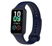 FTRONGRT Cinturino Compatibile con Amazfit Band 7, Silicone Cinturino di Ricambio Compatibile con Amazfit Band 7 - Blu Inchiostro