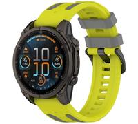 FTRONGRT Cinturino Compatibile con Garmin instinct 3 AMOLED 45MM, Confortevole Morbido Silicone Cinturino di Ricambio.Grigio