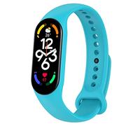 FTRONGRT Cinturino Compatibile con Xiaomi Mi Band 7, Silicone Cinturino di Ricambio Compatibile con Xiaomi Mi Band 7.Cielo Blu