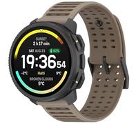 FTRONGRT Cinturino Compatibile con Xiaomi Watch S5, Confortevole Morbido Silicone Cinturino di Ricambio.Marrone Fumo Pino