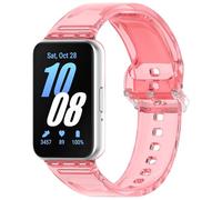 FTRONGRT Cinturino Orologio per Samsung Galaxy Fit 3, Scolorimento se Esposto Alla Luce, Cinturino di Ricambio in Silicone per Samsung Galaxy Fit 3. Rosso