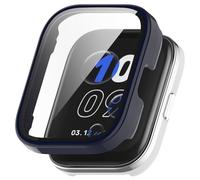 FTRONGRT Cover Compatibile con Amazfit Bip 5 Unity, PC + Pellicola Temperata, Antigraffio, Custodia Protettiva Compatibile con Amazfit Bip 5 Unity Orologio.Blu Inchiostro