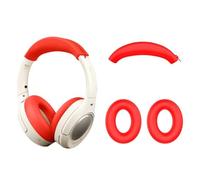 FTRONGRT Cover Compatibile con Anker Baseus Inspire XH1, Antigraffio, Tappi per le Orecchie E Trave di Testa Silicone Custodia Protettiva. Rosso