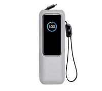 FTRONGRT Cover Compatibile con Anker Zolo 25000mAH 165W Banca di Potere, a Prova di Polvere, Anticaduta, Silicone Custodia Protettiva Compatibile con Anker Zolo 25000mAH 165W Power Bank. Grigio
