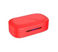 FTRONGRT Cover Compatibile con ASUS ROG Cetra Open Wireless, Silicone Morbido, Antigraffio, Bluetooth Scatola per Cuffie Custodia Protettiva.Rosso