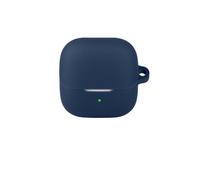 FTRONGRT Cover Compatibile con Baseus Bass BS1 NC, Silicone Morbido, Antigraffio, Bluetooth Scatola per Cuffie Custodia Protettiva.Blu Navy