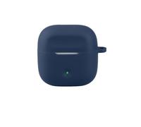 FTRONGRT Cover Compatibile con Baseus Bass TWS, Silicone Morbido, Antigraffio, Bluetooth Scatola per Cuffie Custodia Protettiva.Blu Navy