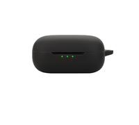 FTRONGRT Cover Compatibile con EarFun Air Pro 4, Silicone Morbido, Antigraffio, Bluetooth Scatola per Cuffie Custodia Protettiva Compatibile con EarFun Air Pro 4.Nero