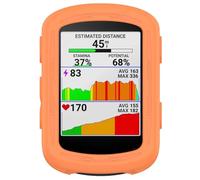 FTRONGRT Cover Compatibile con Garmin Edge 850/550, TPU Morbido, Resistente ai Graffi, Custodia Protettiva per Ciclocomputer. Arancia
