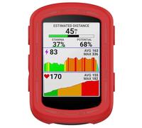 FTRONGRT Cover Compatibile con Garmin Edge 850/550, TPU Morbido, Resistente ai Graffi, Custodia Protettiva per Ciclocomputer. Rosso