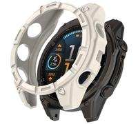 FTRONGRT Cover Compatibile con Garmin Fenix 8 Pro AMOLED 47mm, TPU Morbido, Antigraffio, Orologio Custodia Protettiva. Colore Luce Stellare