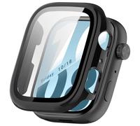 FTRONGRT Cover Compatibile con Honor Watch X5i, PC + Pellicola Temperata, Antigraffio Custodia Protettiva. Nero