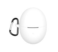 FTRONGRT Cover Compatibile con Huawei FreeBuds 6, Silicone Morbido, Antigraffio Custodia Protettiva Compatibile con Huawei FreeBuds 6.Bianco