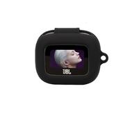 FTRONGRT Cover Compatibile con JBL LIVE FLEX 3, Silicone Morbido, Antigraffio, Bluetooth Scatola per Cuffie Custodia Protettiva Compatibile con JBL LIVE FLEX 3.Nero